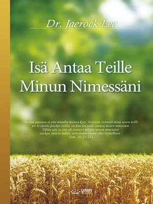cover image of Isä Antaa Teille Minun Nimessäni
